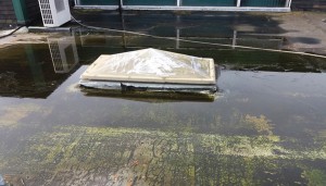 Flat Roof Drainage: avoid ponding water due to poor falls