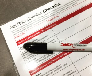 Flat Roof Checklist - Drywipe version