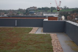 Corporation Street, Rochester, Kent - Residential Single Ply Roofing with Green Roof